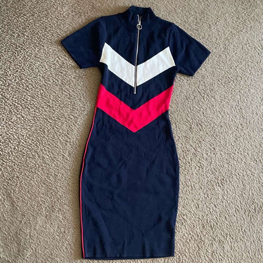 COPY - Sporty Tennis bodycon dress - Size: S